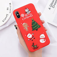 Phone Case For iPhone 6 6s 7 8 Plus X XR XS Max Cute Cartoon Letter Deer Smiley Face Soft TPU